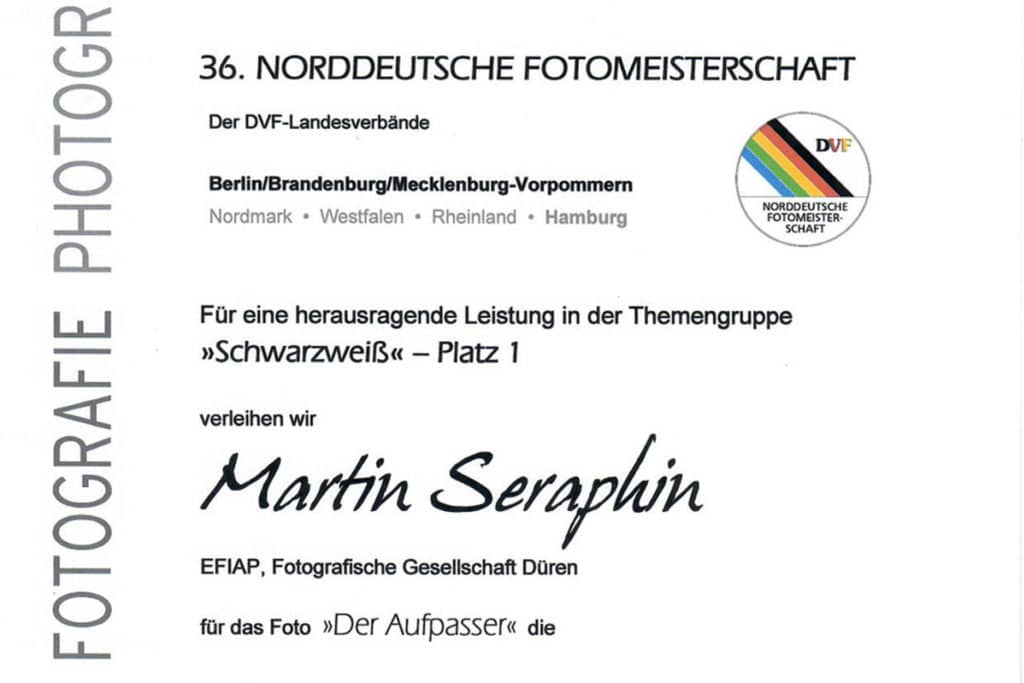 NFM 2019 Goldmedaille SW Martin Seraphin Ausschnitt Norddeutsche Fotomeisterschaft 2019 1