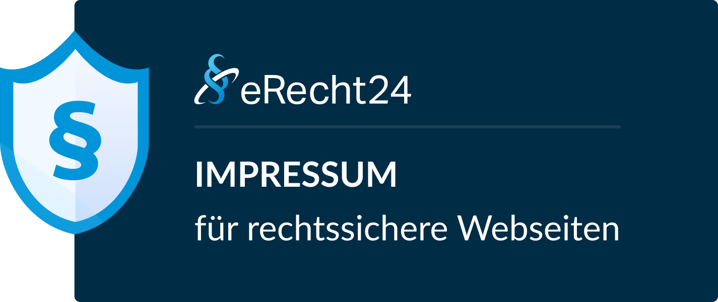 impressum für rechtssichere webseiten eRecht24